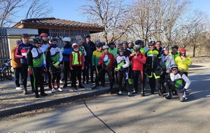 RENCONTRE  avec les CYCLOS de CAUSSADE à BACH 