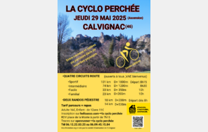 Jeudi 29 Mai  Cyclo Perchée à CALVIGNAC