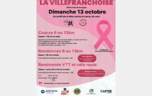LA VILLEFRANCHOISE Dimanche 13 octobre 2024