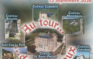 Randonnée cycliste autour des châteaux - St Projet
