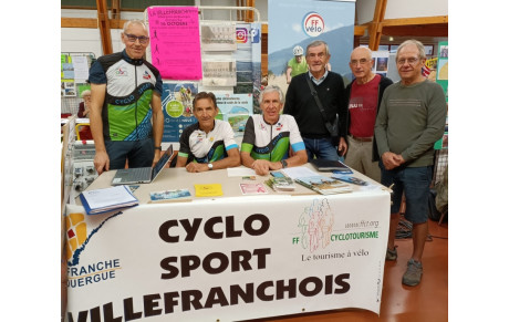 Le 10 septembre 2022, Présence du CSV au Forum des Associations
