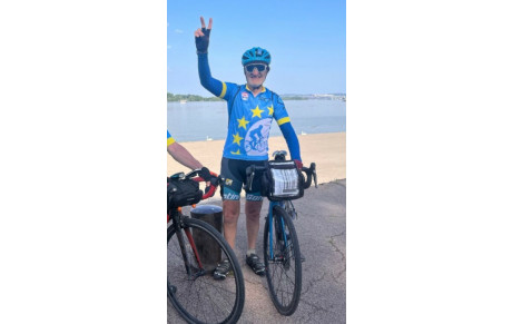 Georges Farjou, le cycliste villefranchois a réalisé son rêve de faire le tour de l’Europe