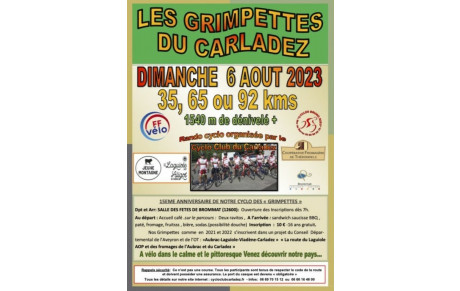 Les grimpettes du Carladez  Dimanche 06 08 2023