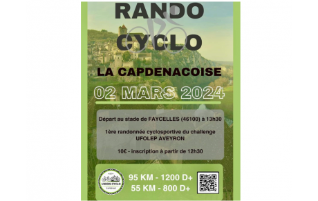 Rando Cyclo &quot;La Capdenacoise&quot; du 2 Mars 